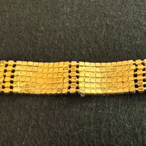 Rhinestone USA Flag Bracelet - Patriotic - Vintage - Sz. 8 - Picture 6 of 6